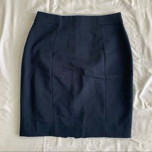 💖 H&M Navy Blue Pencil Skirt Size 8